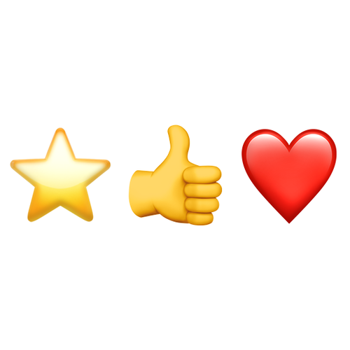 ⭐👍❤ Emoji Domain iOS rendering